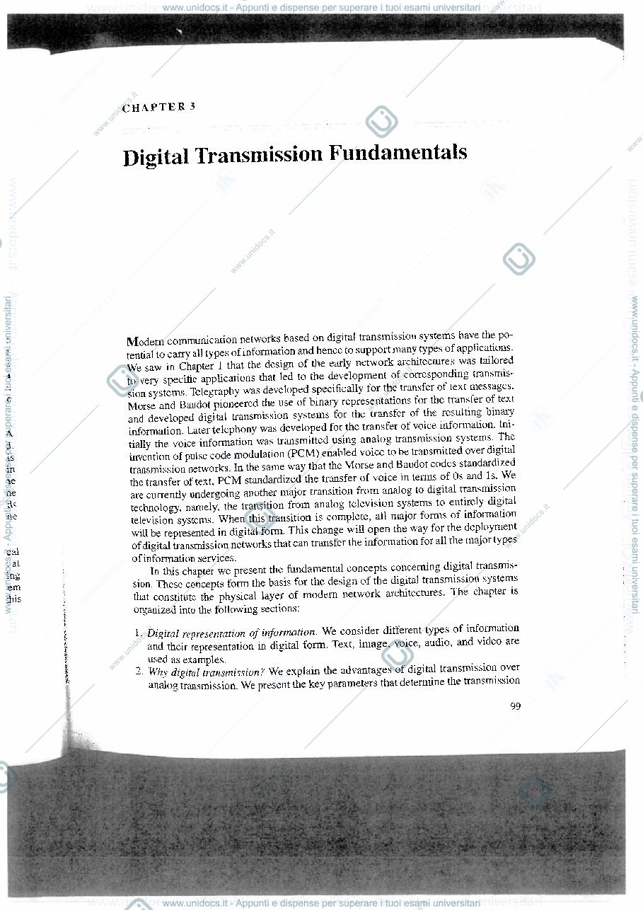 Anteprima pagina 1 — Strato Fisico - Communication Networks