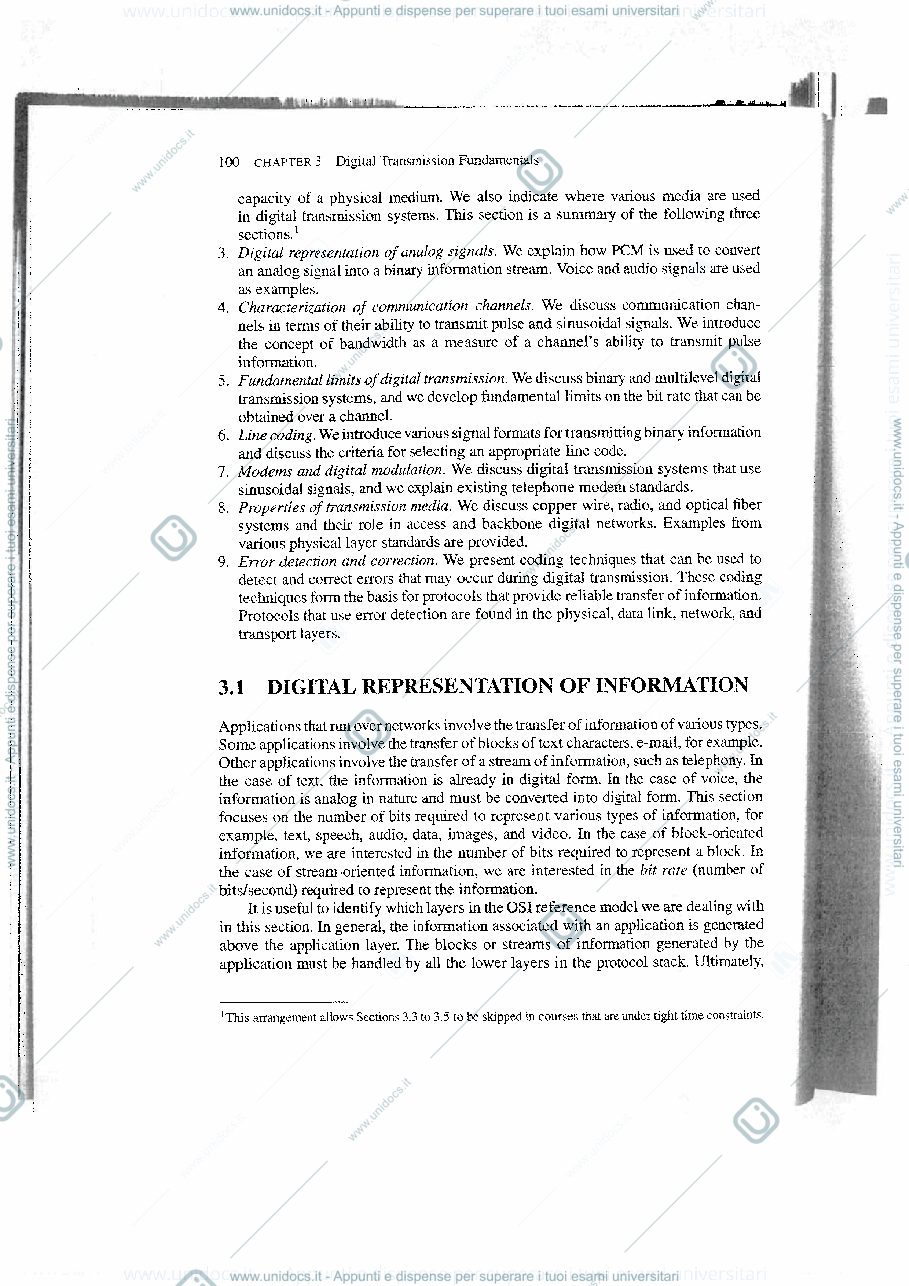 Anteprima pagina 2 — Strato Fisico - Communication Networks