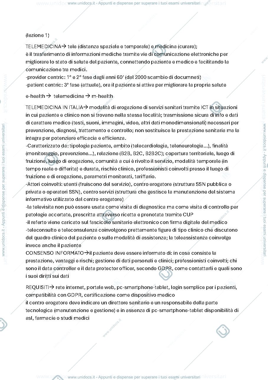 Anteprima pagina 1 — Lezioni Visintin 2024/2025