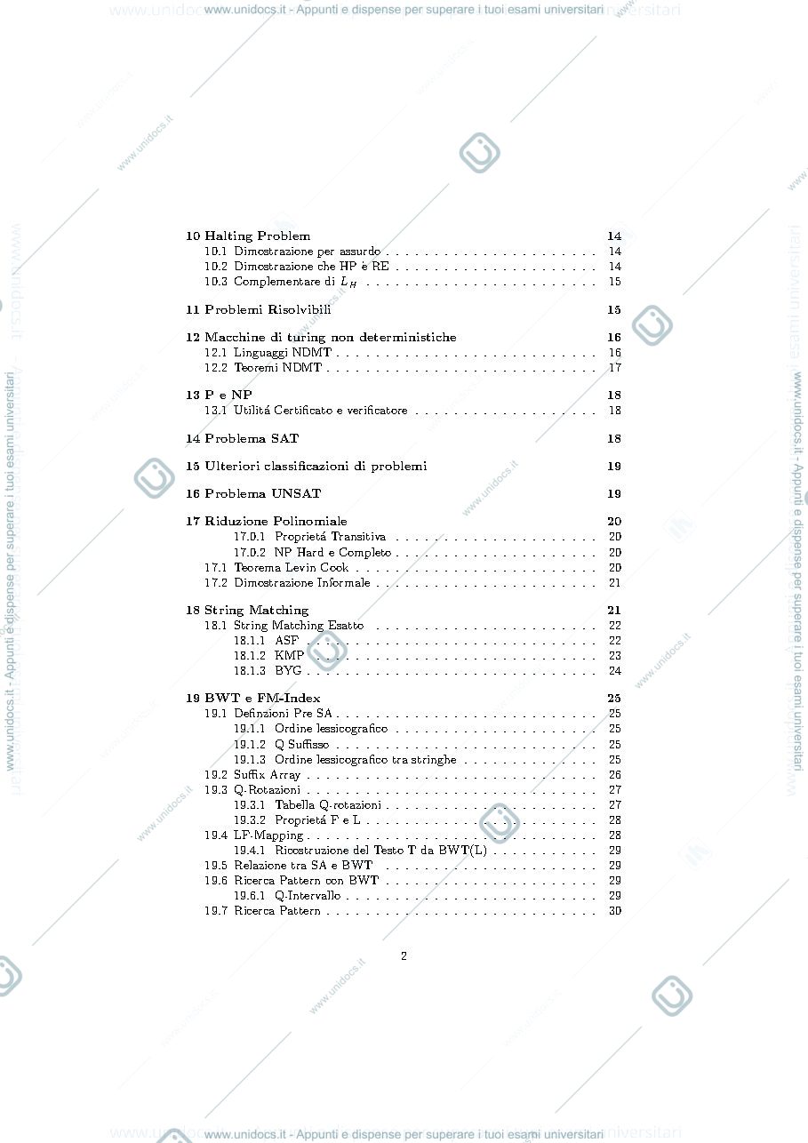 Anteprima pagina 2 — Teoria della computazione