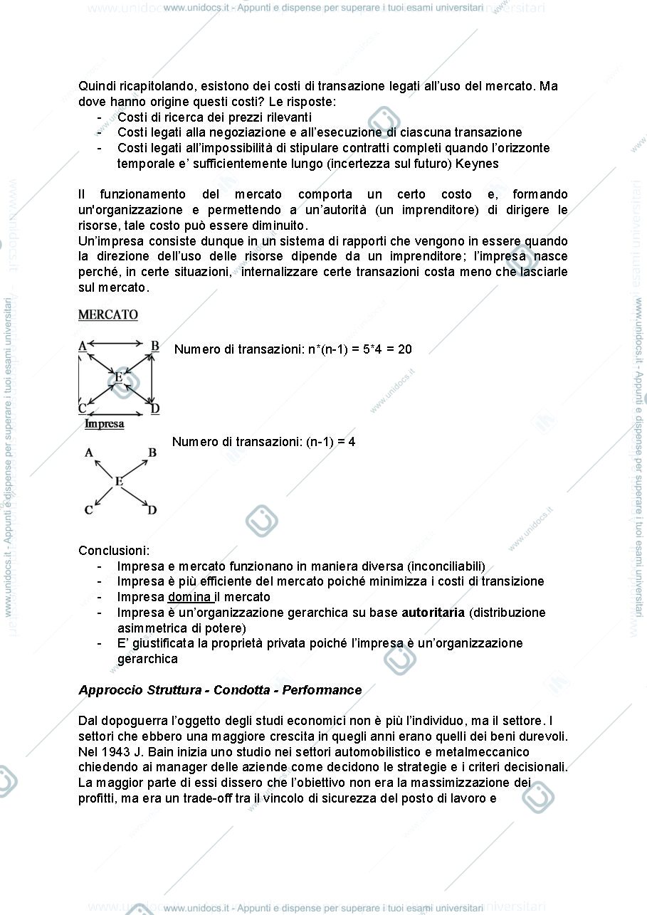 Anteprima pagina 2 — Appunti teoria dell'impresa