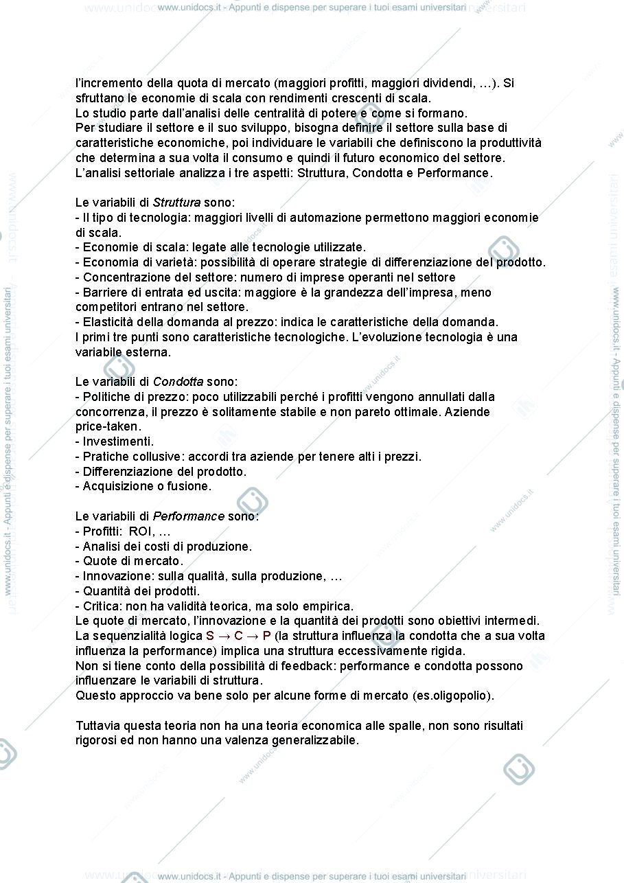 Anteprima pagina 3 — Appunti teoria dell'impresa