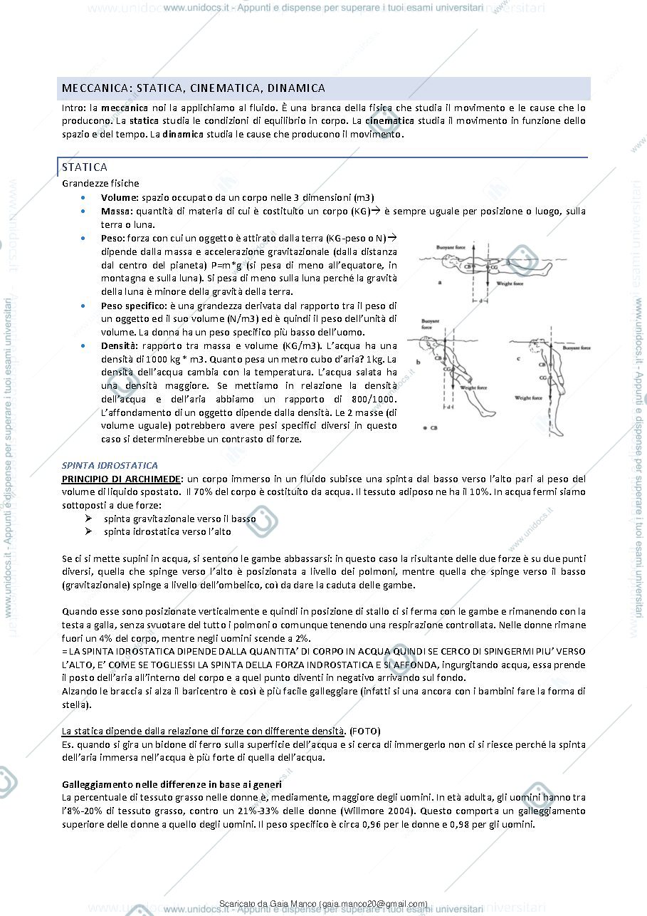 Anteprima pagina 4 — Appunti teoria e didattica degli sport natatori