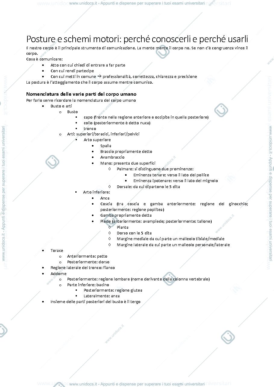 Anteprima pagina 1 — Teoria e metodologia del movimento umano 