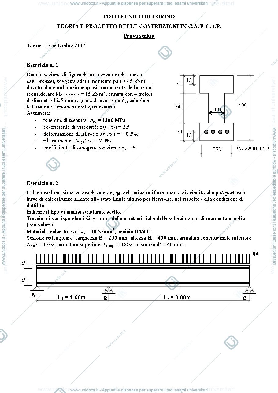 Anteprima pagina 2 — Esami passati