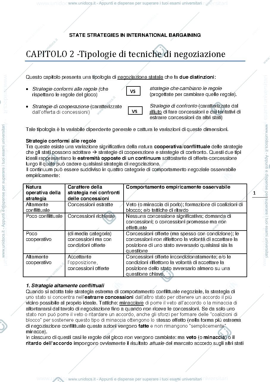 Anteprima pagina 1 — State Strategies in International Bargaining