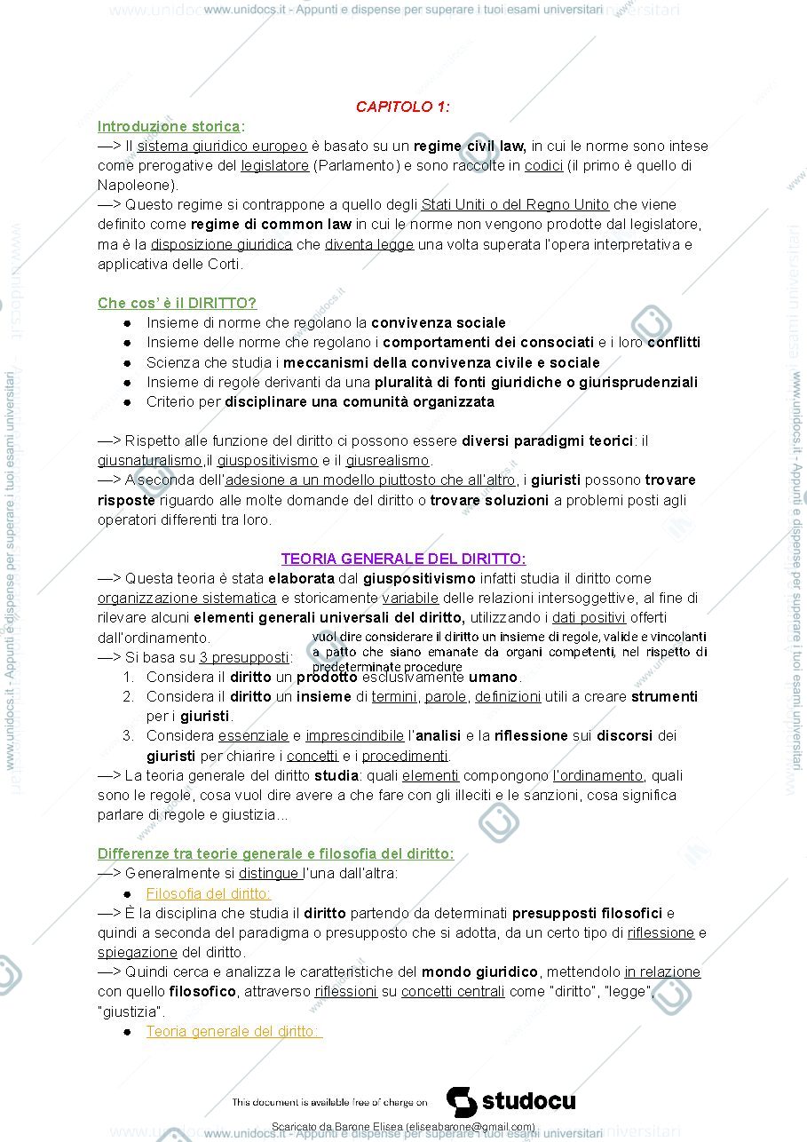 Anteprima pagina 2 — teoria generale e metodi del diritto