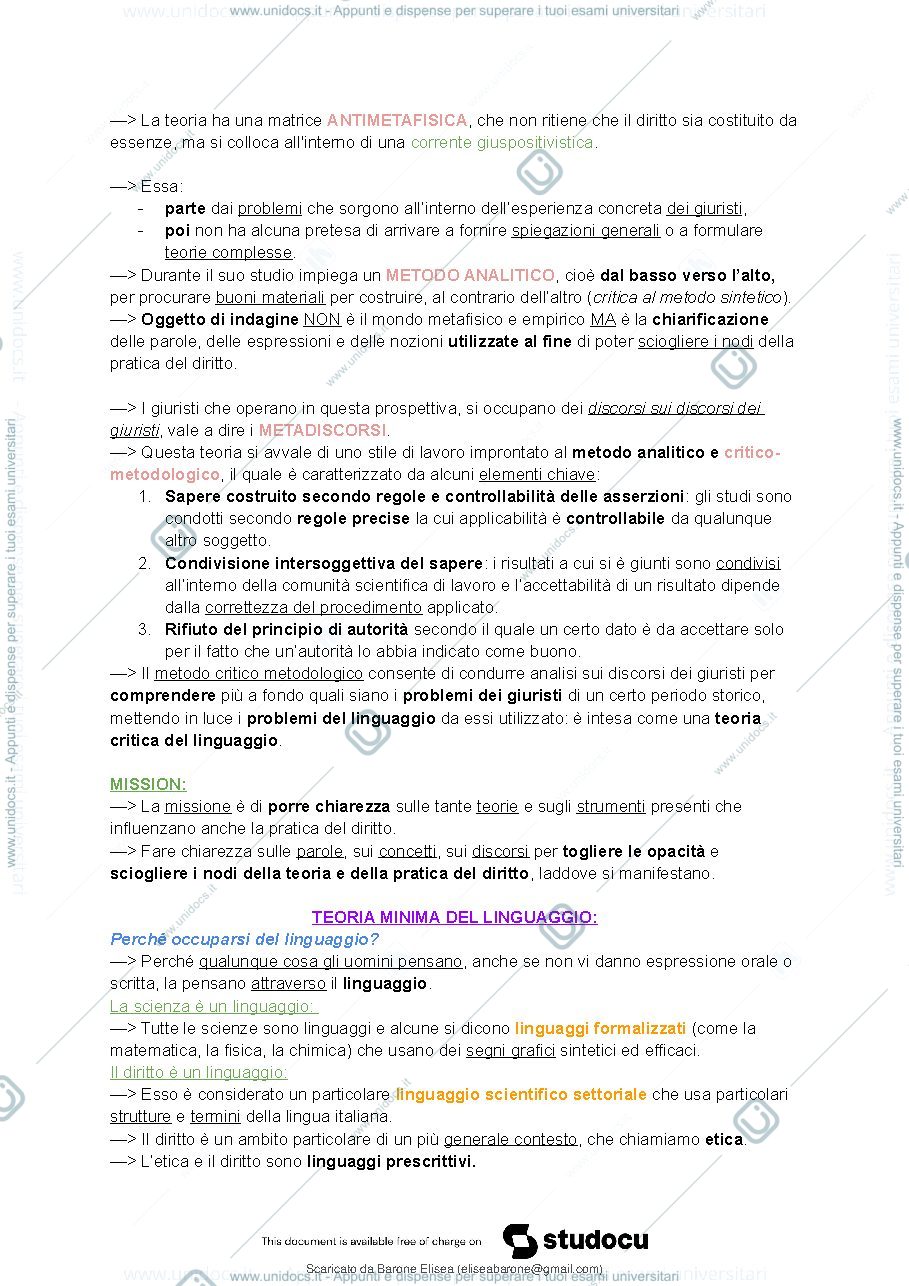 Anteprima pagina 4 — teoria generale e metodi del diritto