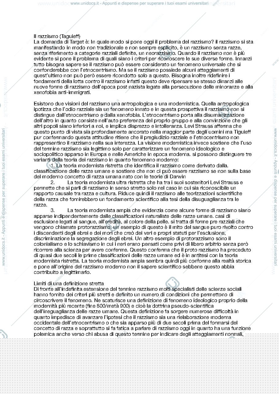 Anteprima pagina 1 — Il razzismo (taigueff)