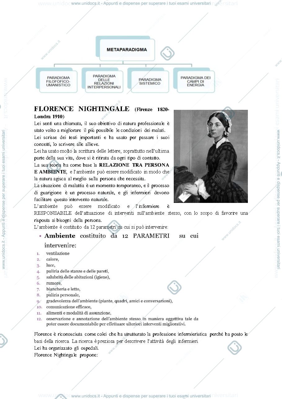 Anteprima pagina 3 — TEORIE DEL NURSING APPUNTI