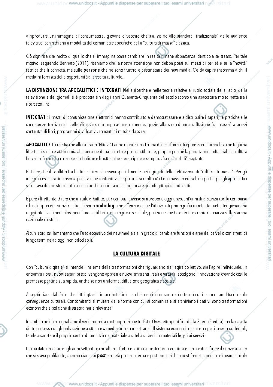 Anteprima pagina 4 — SOCIOLOGIA DEI NEW MEDIA
