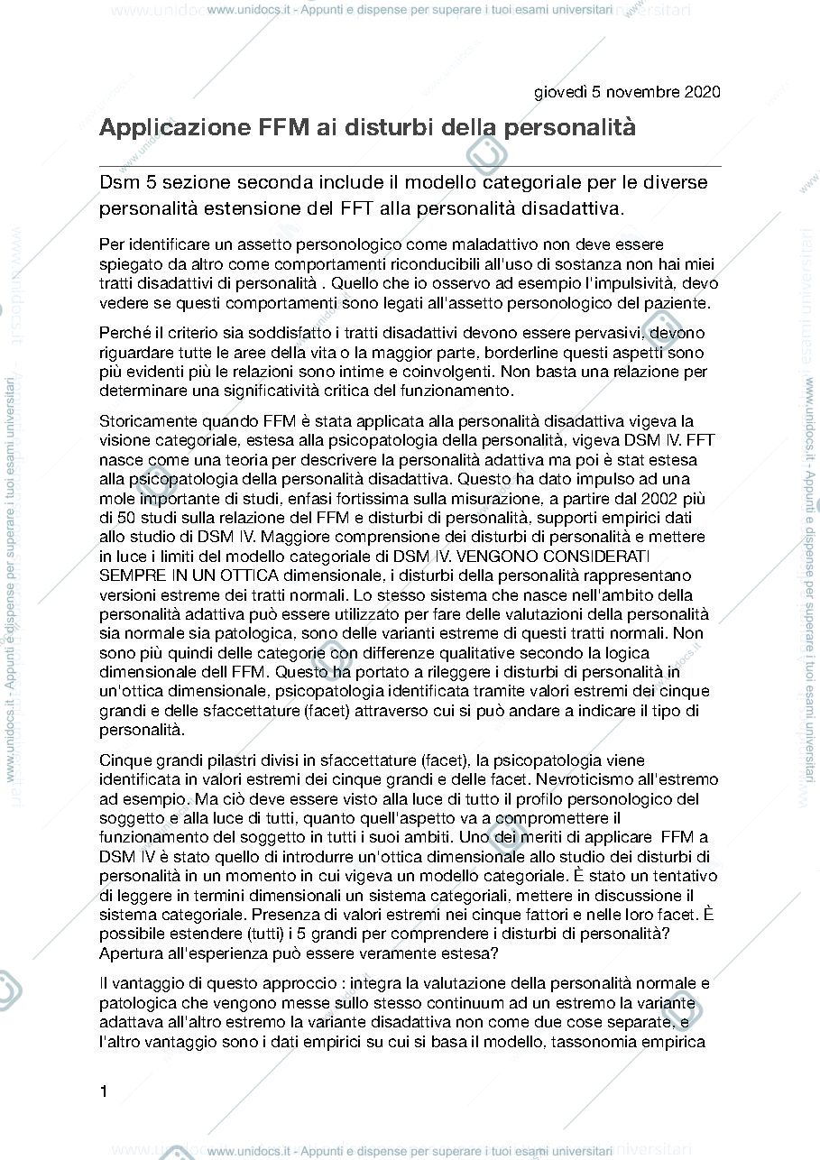 Anteprima pagina 1 — Lezione 5