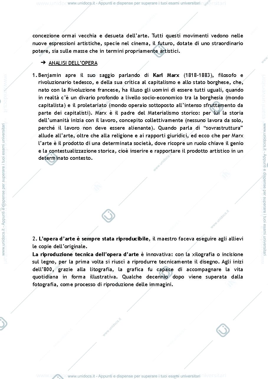 Anteprima pagina 3 — “L’opera d’arte nell’epoca della sua riproducibilità tecnica” - Walter Benjamin