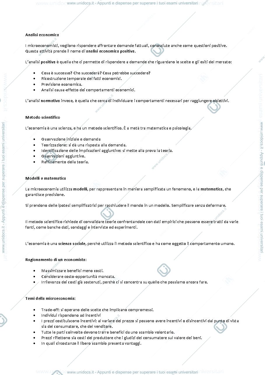 Anteprima pagina 2 — dispensa microeconomia