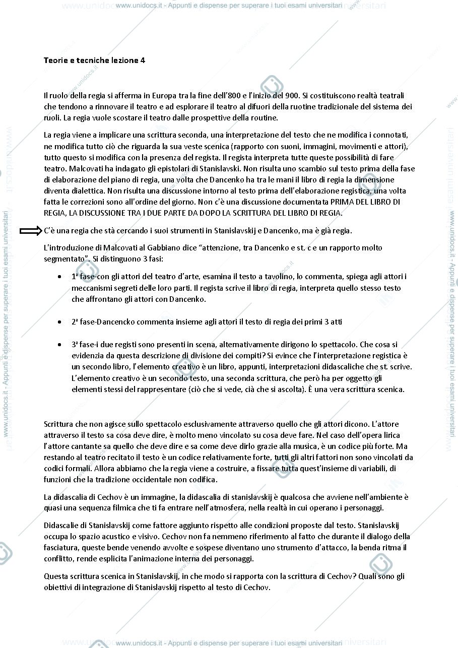 Anteprima pagina 1 — lezione 4