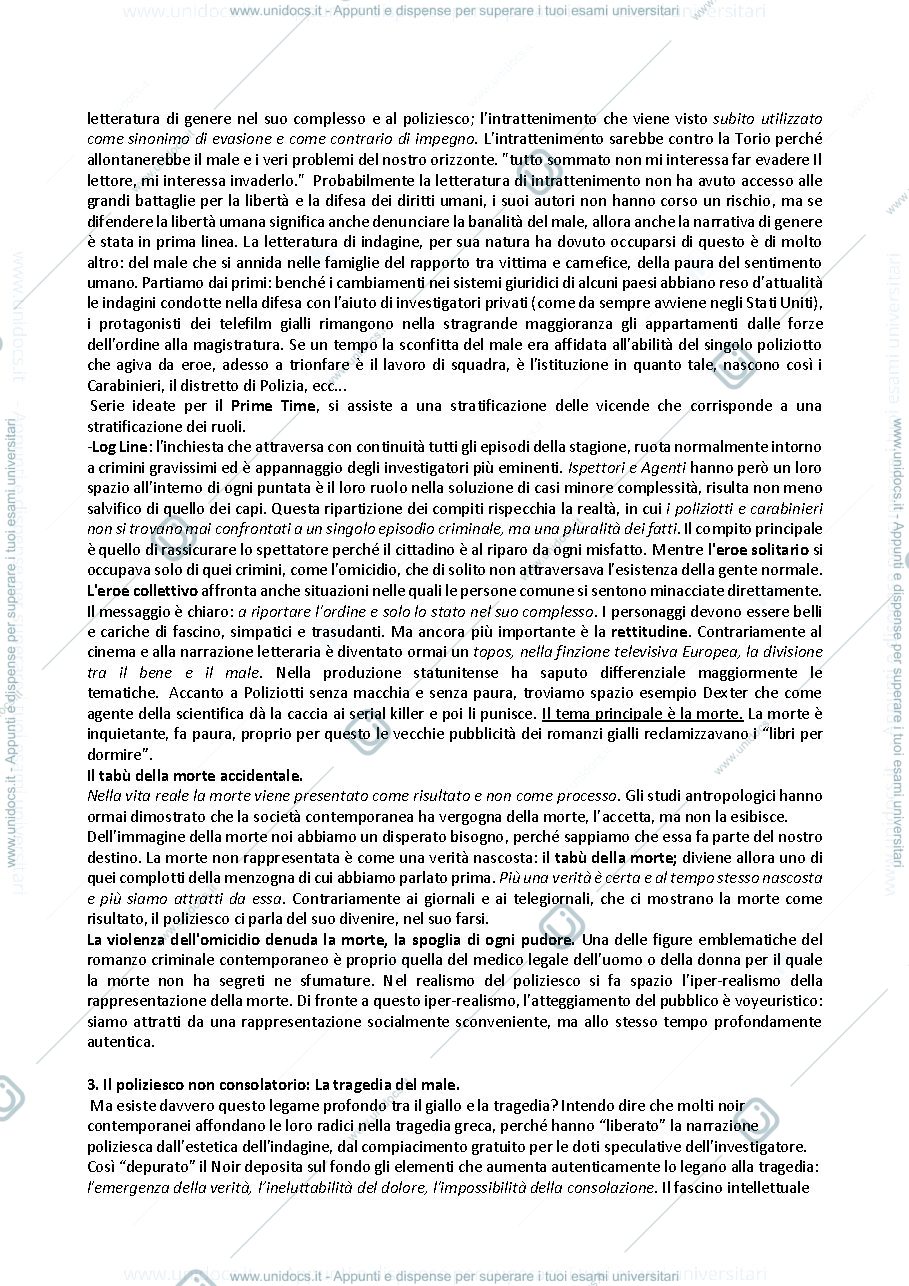 Anteprima pagina 2 — Riassunto libri Teorie e tecniche delle scritture