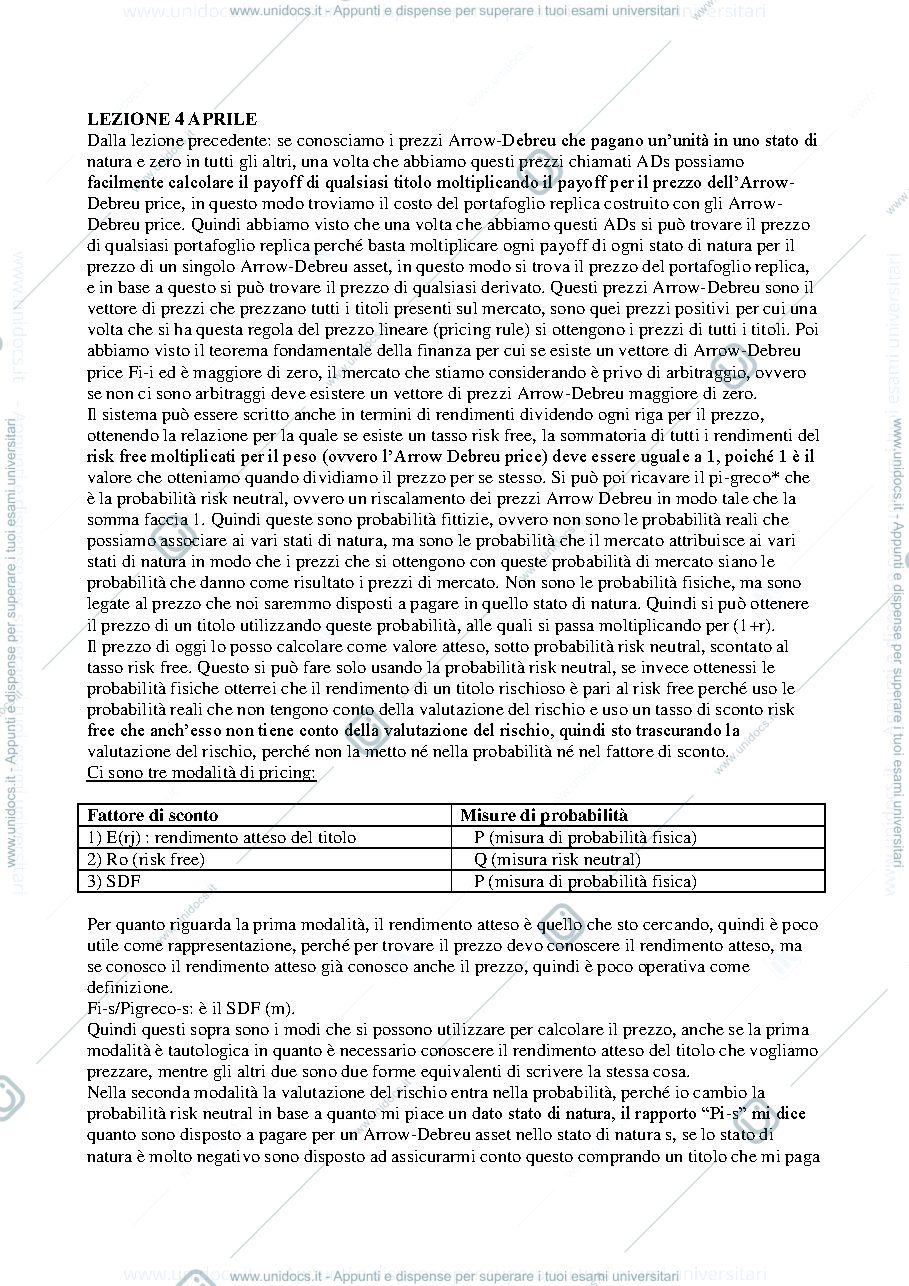 Anteprima pagina 1 — Economia monetaria 
