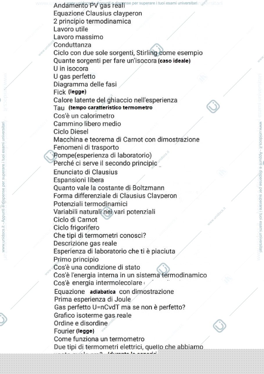 Anteprima pagina 1 — Domande Esame (corretto)