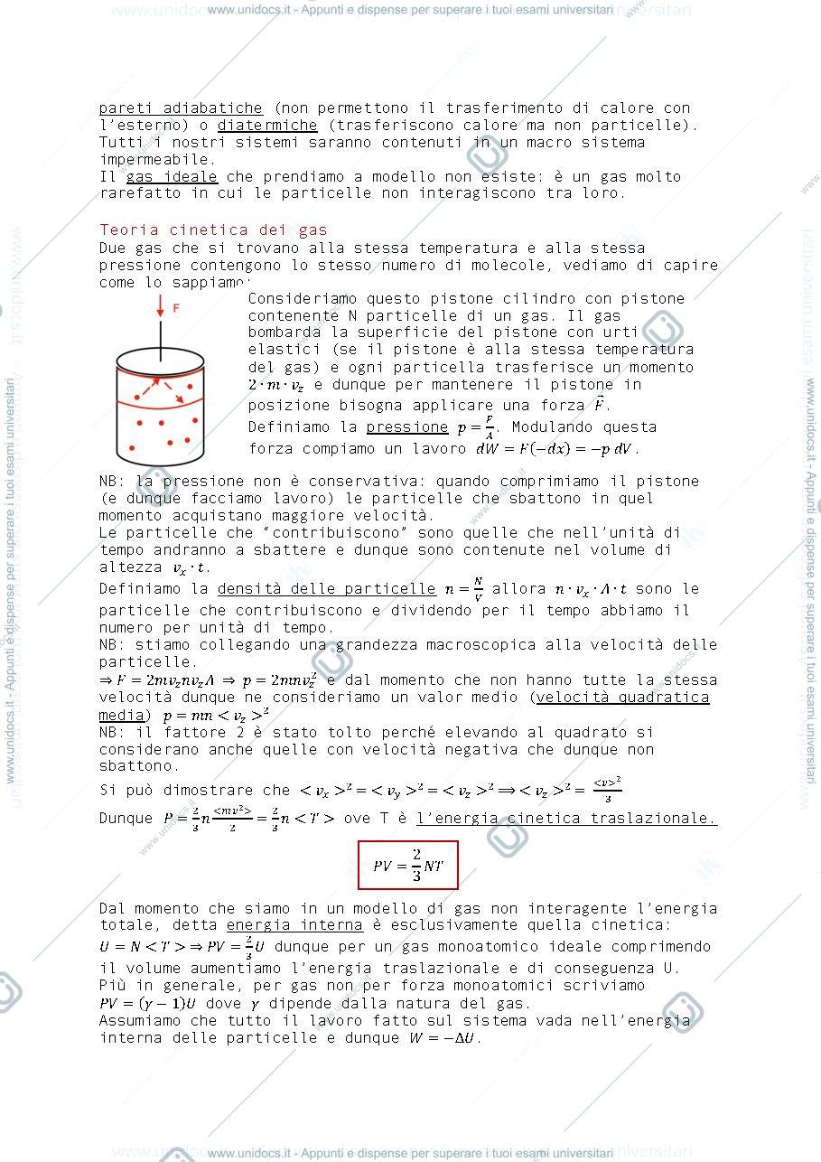 Anteprima pagina 2 — Appunti termodinamica corso A