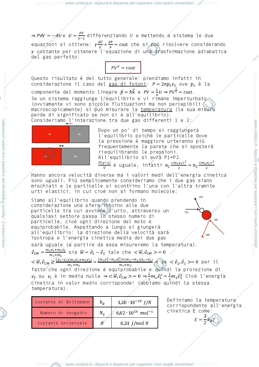 Anteprima pagina 3 — Appunti termodinamica corso A