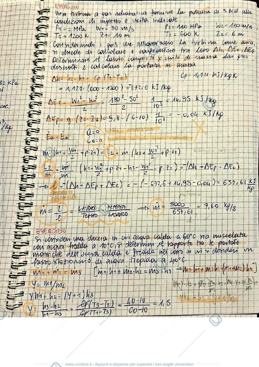 Anteprima pagina 2 — Esercizi termofisica 