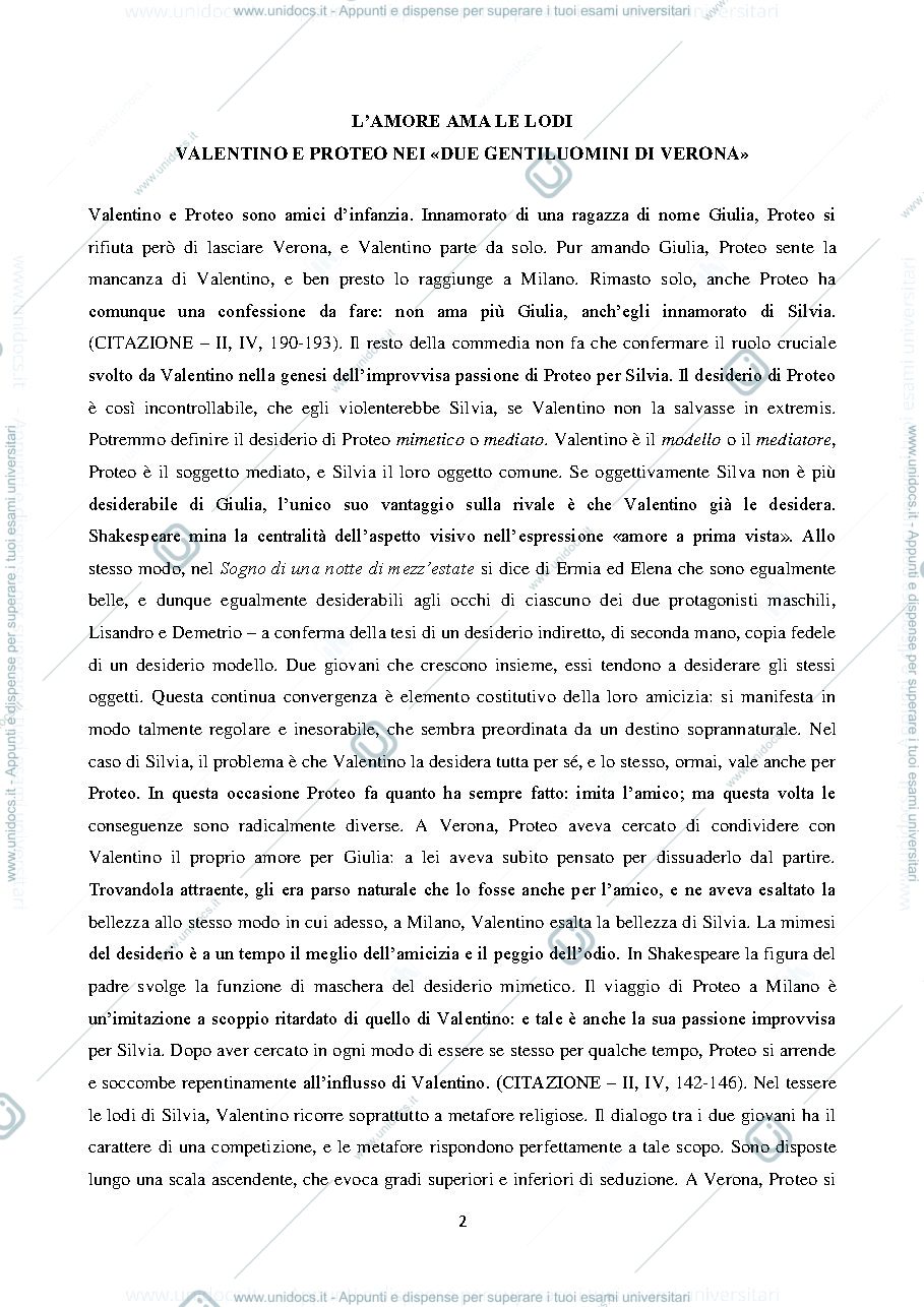 Anteprima pagina 2 — Riassunto corso di Testi e Questioni di Letteratura Inglese - Prof Luciani