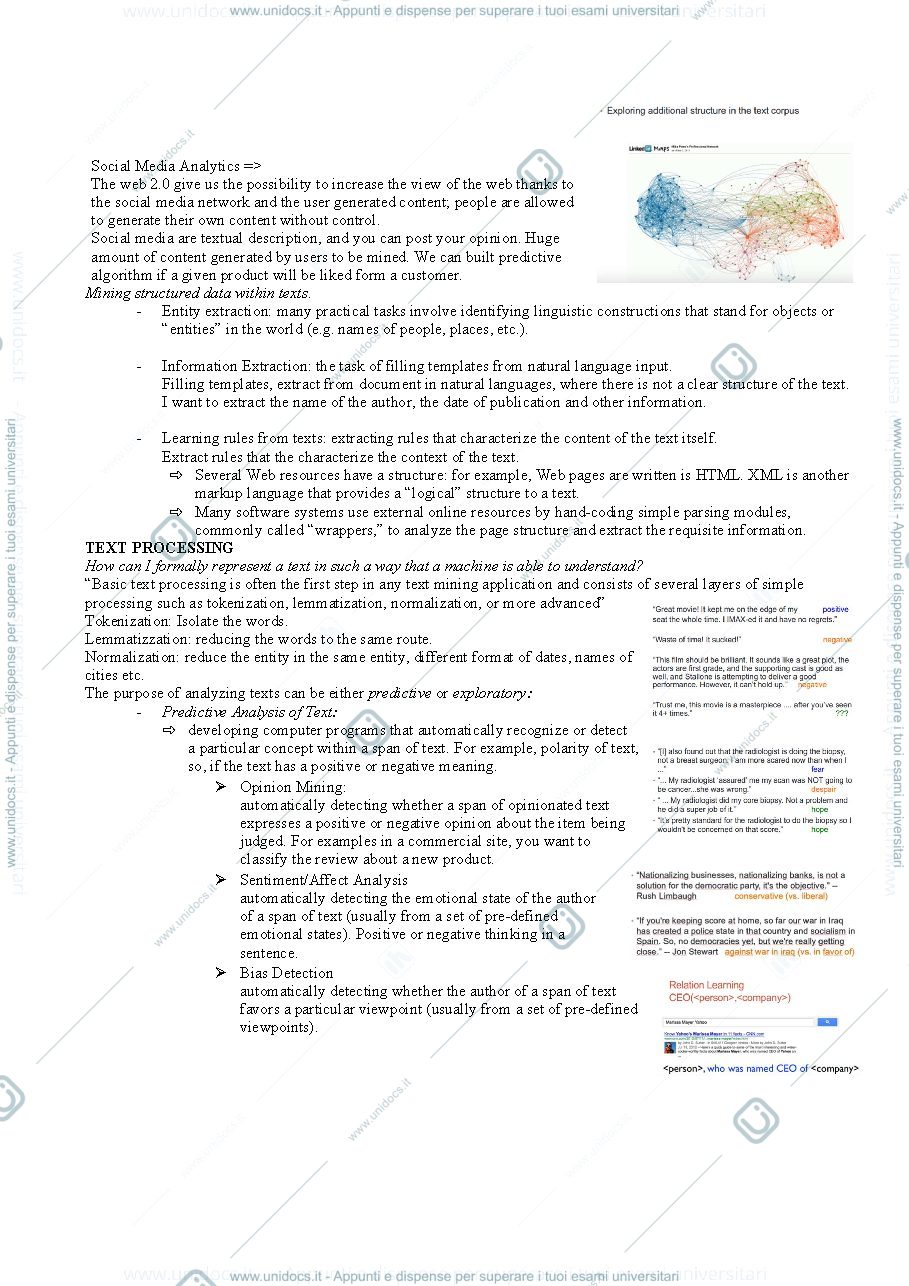 Anteprima pagina 3 — Appunti Text Mining