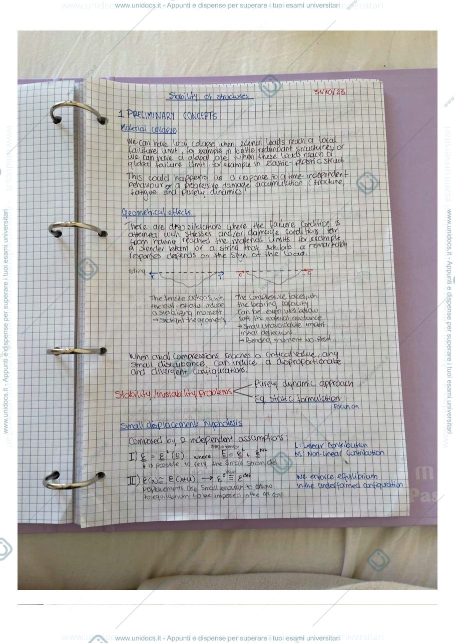 Anteprima pagina 2 — Stability of Structures Class Notes