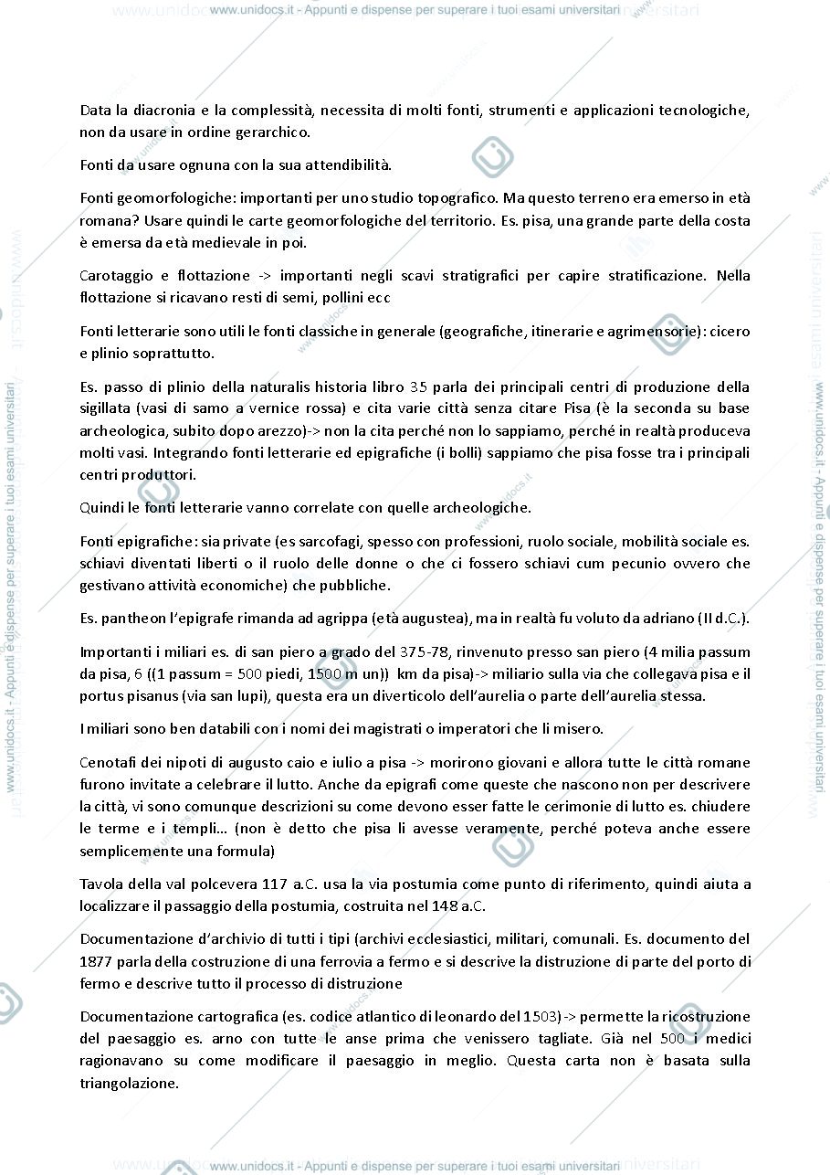 Anteprima pagina 2 — Appunti Topografia Antica II