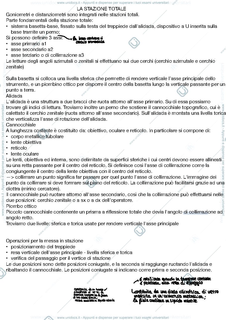 Anteprima pagina 1 — Stazione totale
