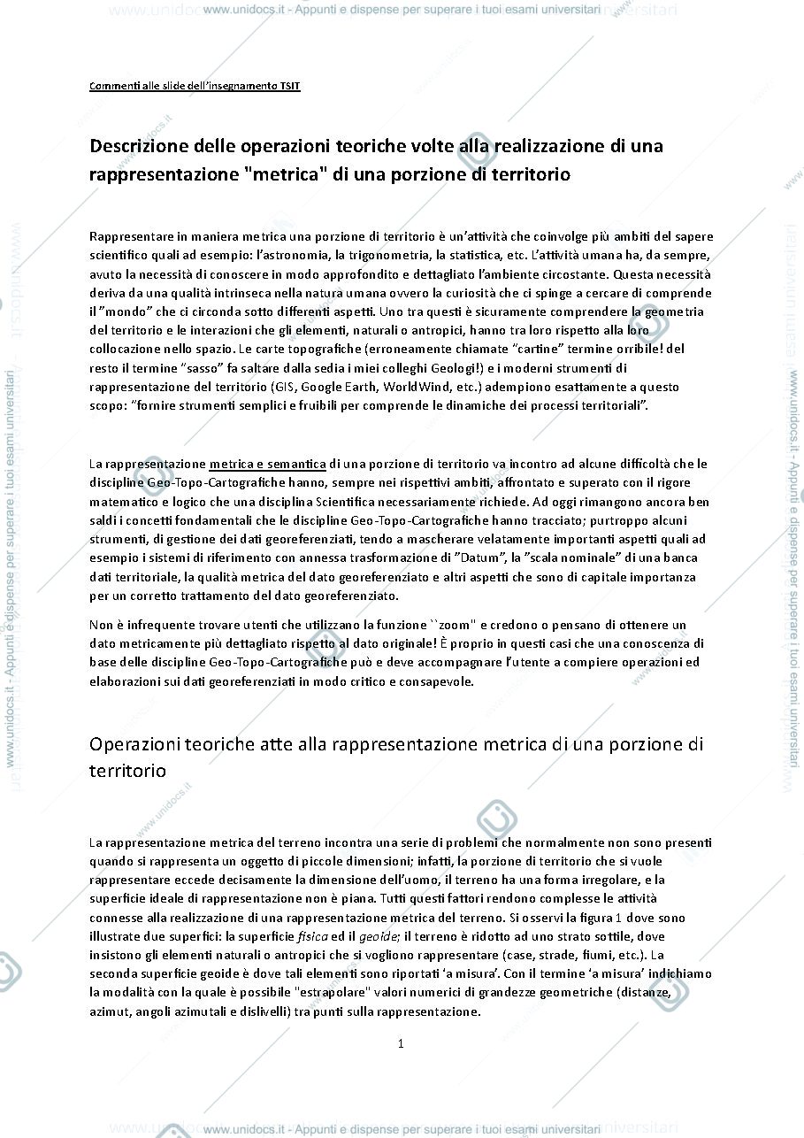 Anteprima pagina 1 — Topografia commenti 