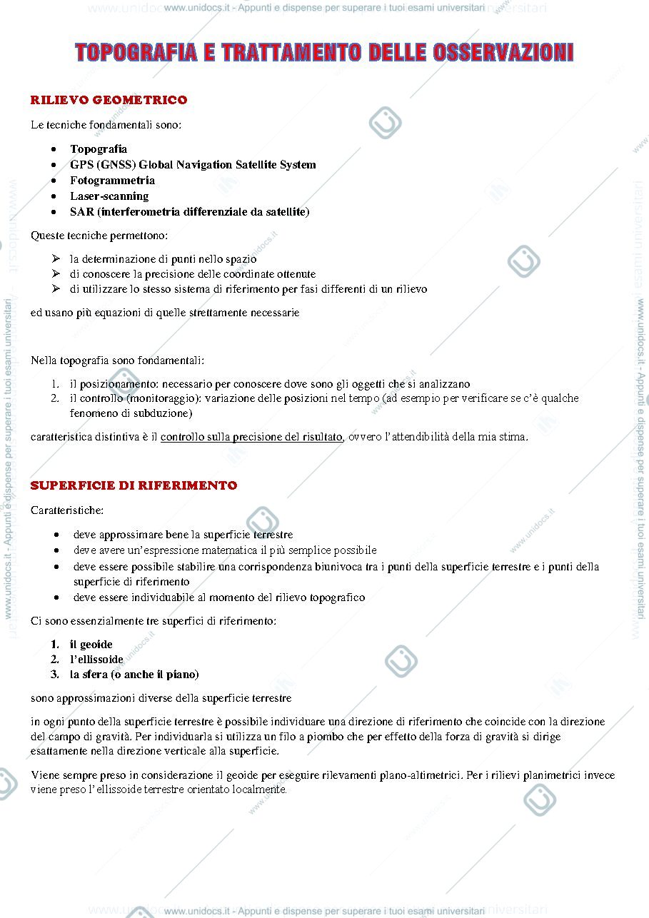 Anteprima pagina 2 — Appunti Topografia