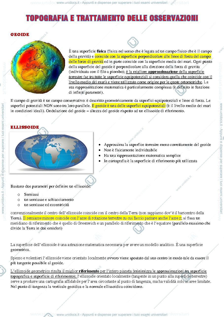 Anteprima pagina 3 — Appunti Topografia