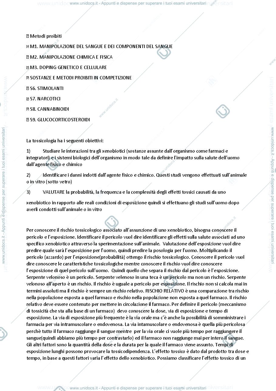 Anteprima pagina 2 — Tossicologia