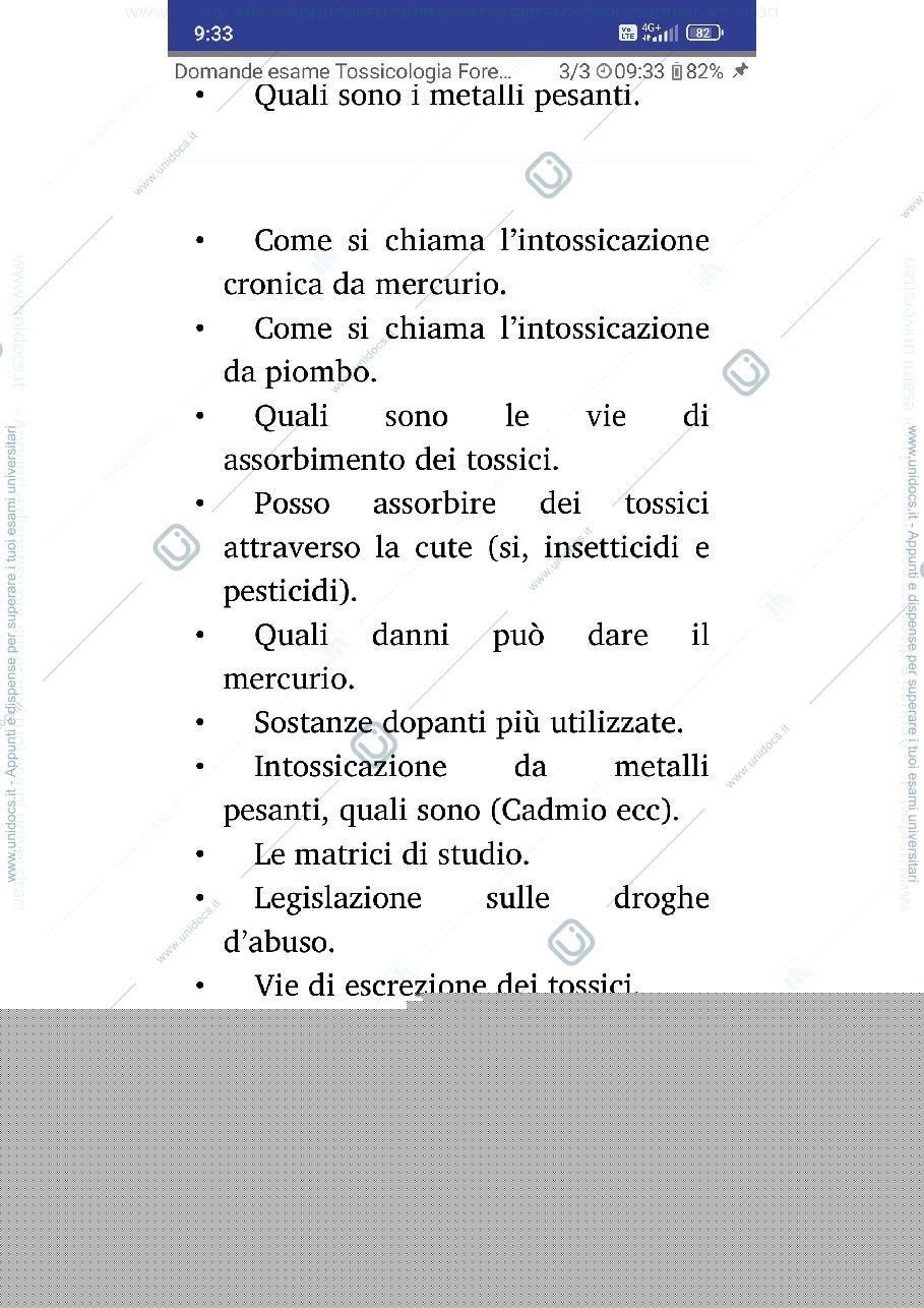 Anteprima pagina 1 — Domande d'esame 