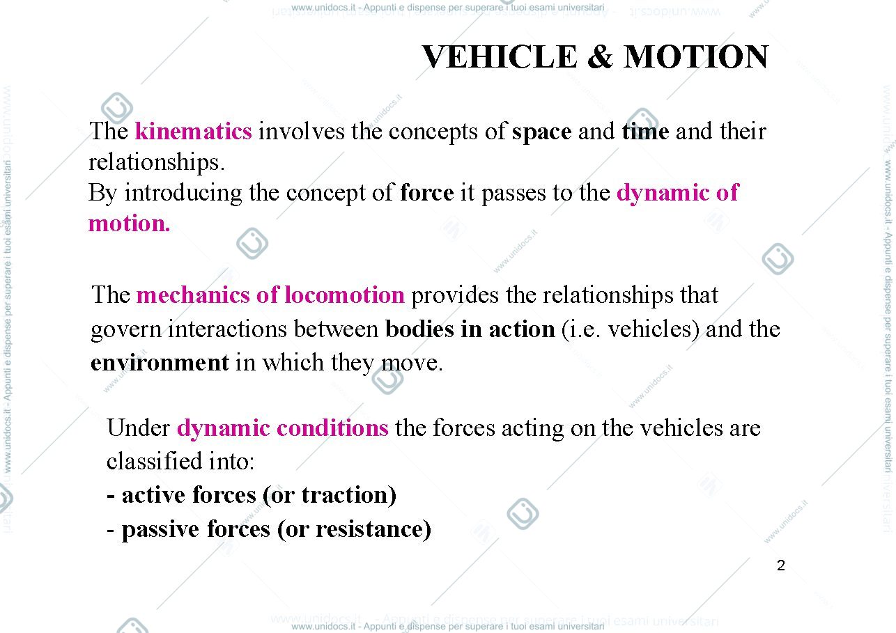 Anteprima pagina 2 — Vehicle Motion
