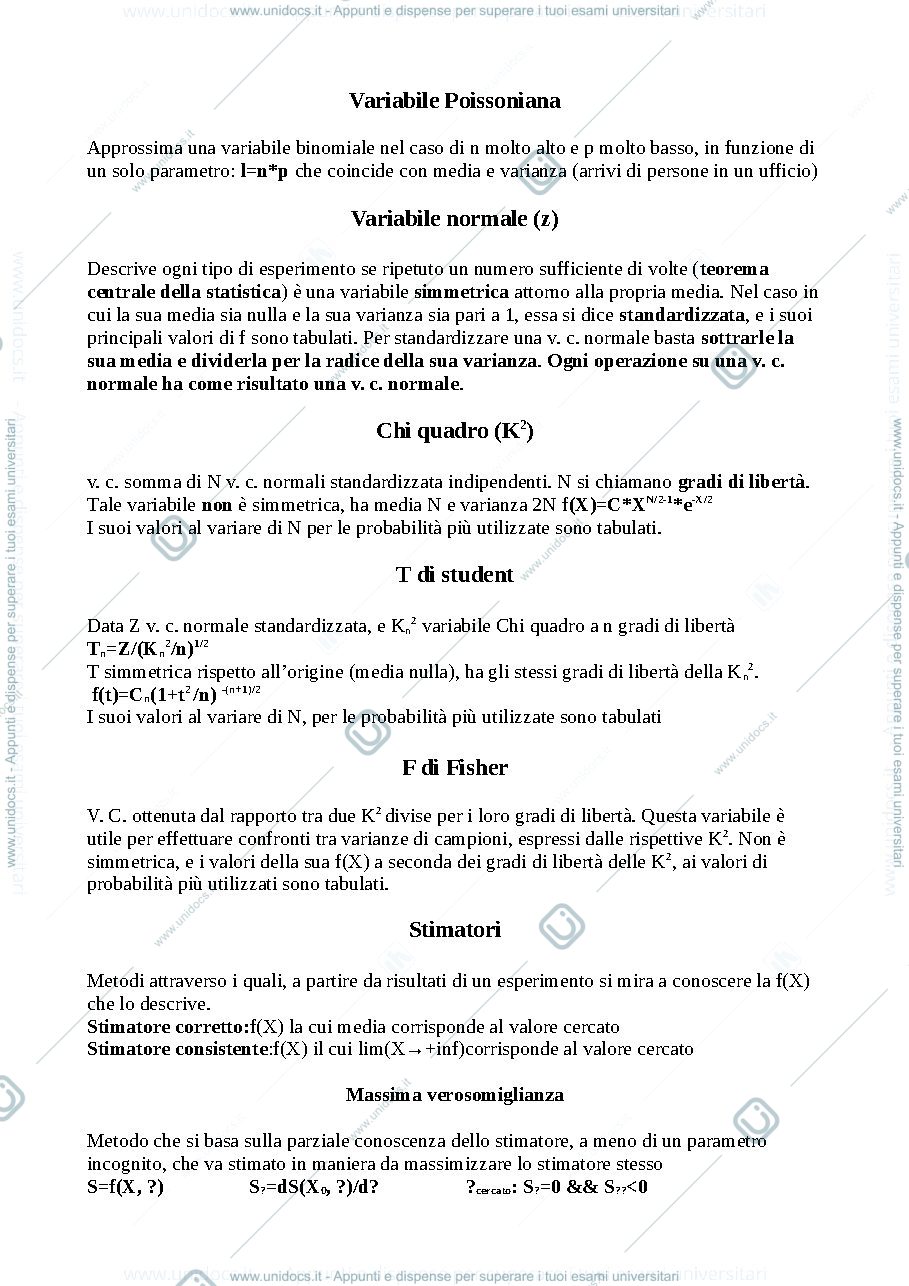 Anteprima pagina 3 — Riassunto del corso di Trattamento delle osservazioni