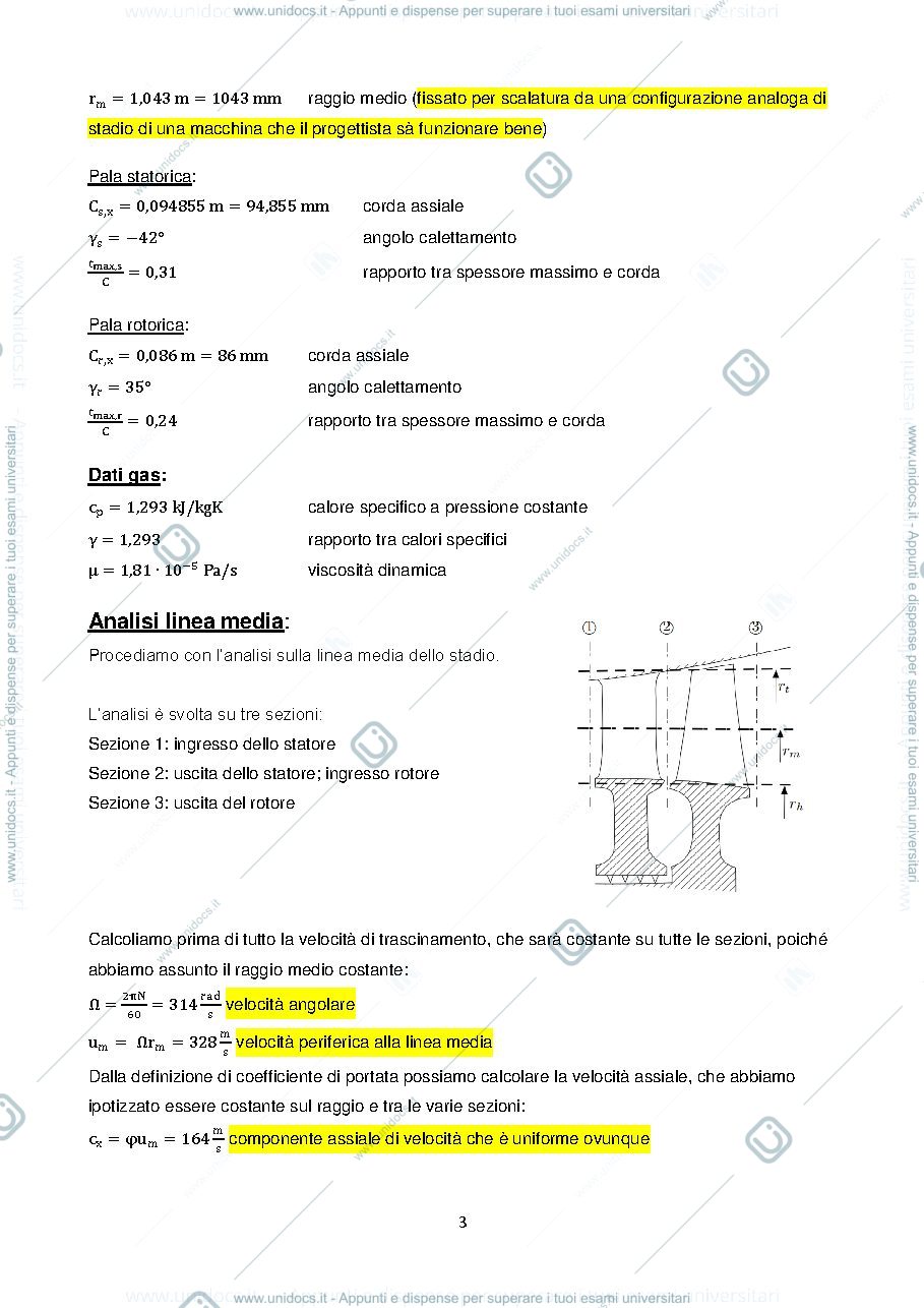 Anteprima pagina 3 — ESERCITAZIONI TURBOMACCHINE