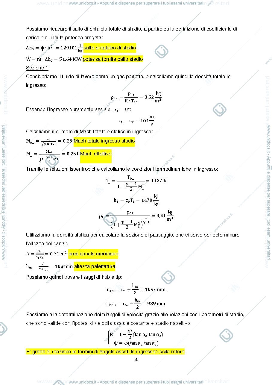 Anteprima pagina 4 — ESERCITAZIONI TURBOMACCHINE