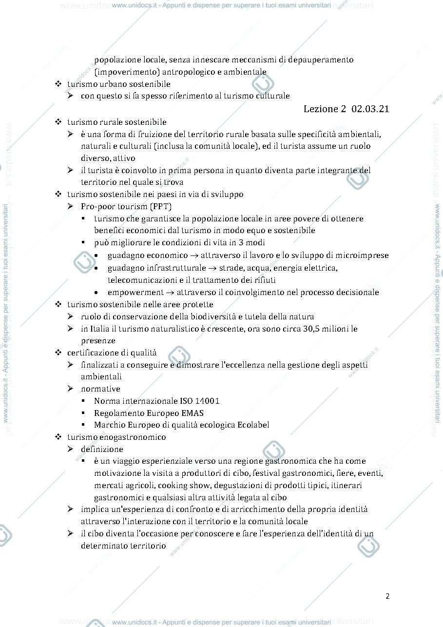 Anteprima pagina 2 — Turismo sostenibile 