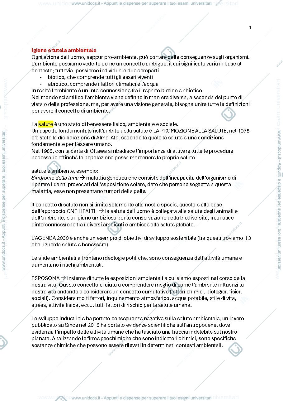 Anteprima pagina 1 — igiene e tutela ambientale
