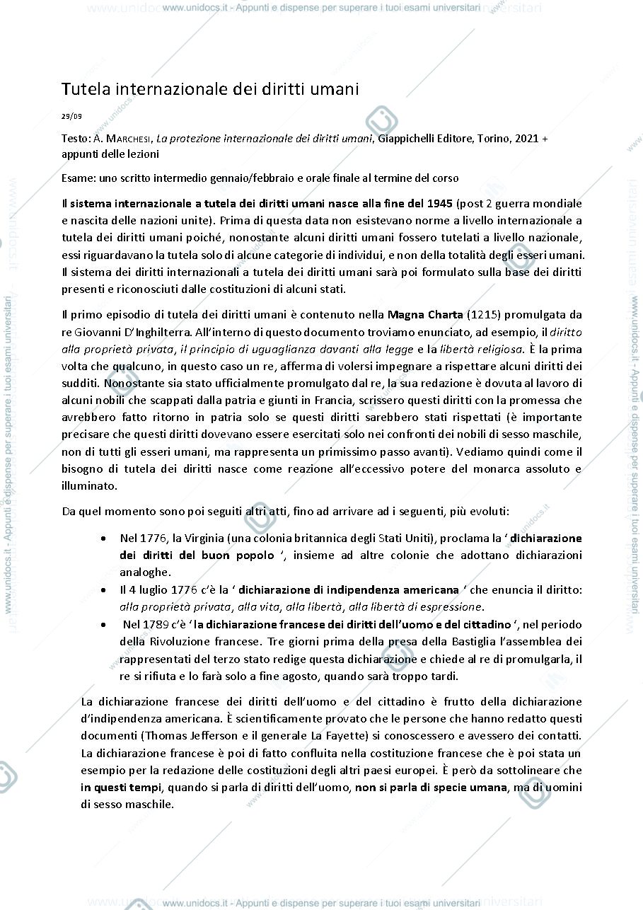 Anteprima pagina 1 — prime lezioni