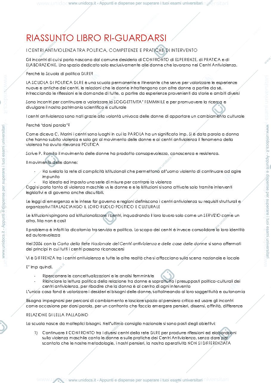 Anteprima pagina 1 — Ri guardarsi 