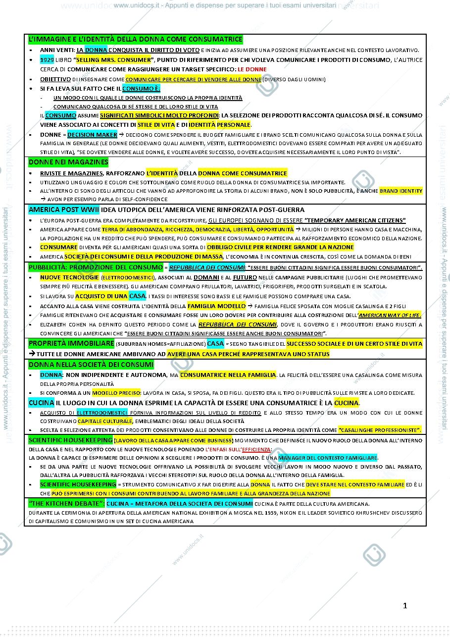 Anteprima pagina 1 — Seminari Understanding Consumer 2
