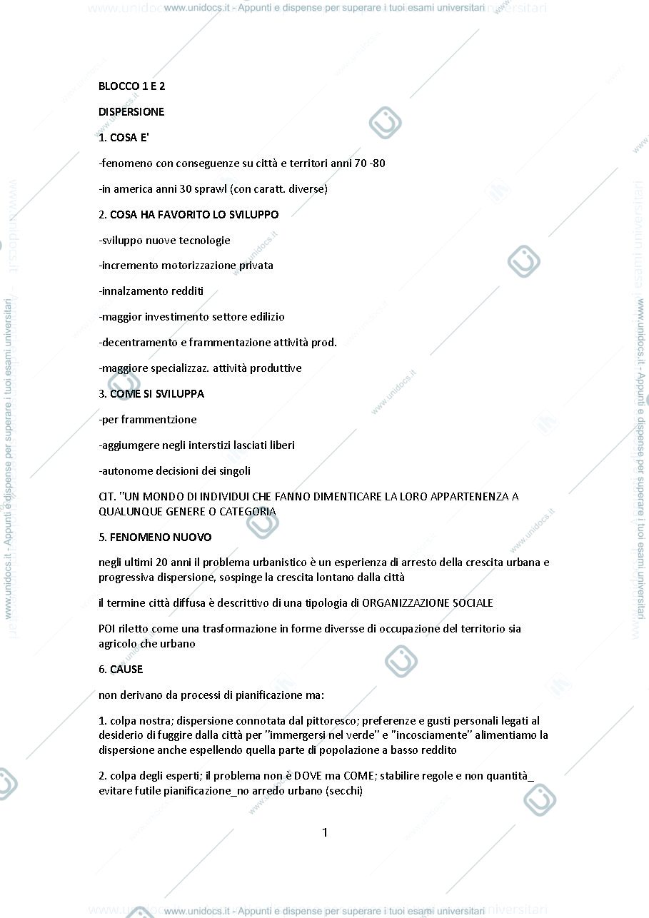 Anteprima pagina 1 — Schemi DI URBANISTICA