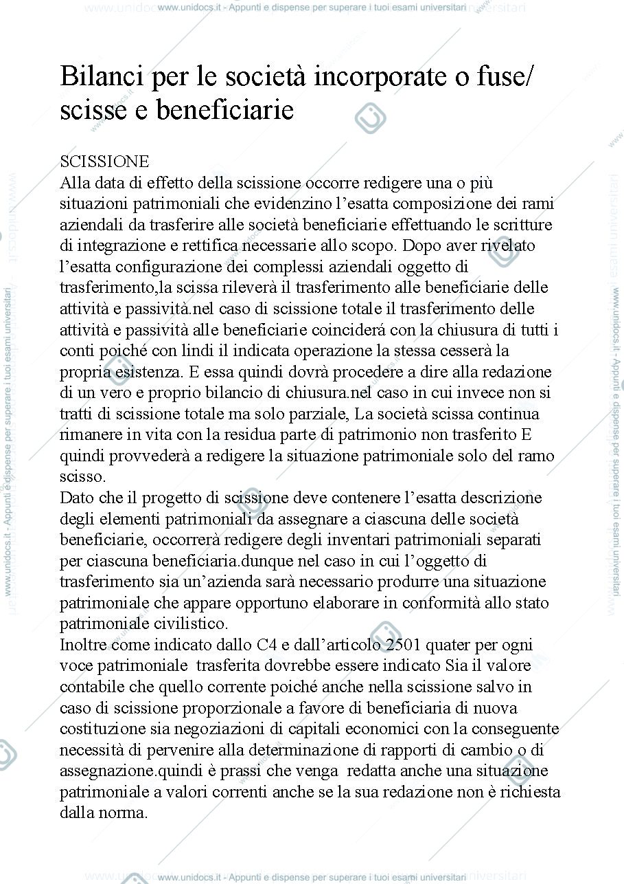 Anteprima pagina 1 — Risposte alle domande più frequenti del prof ricci allo scritto