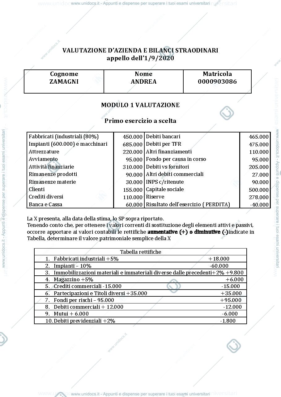 Anteprima pagina 1 — esercitazione