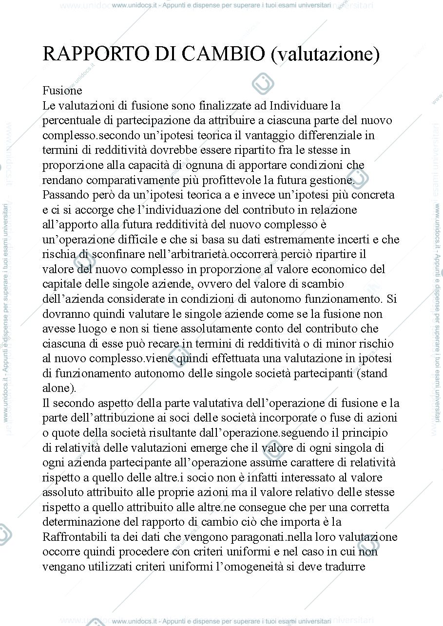 Anteprima pagina 1 — Risposte a possibili domande dell’esame di ricci