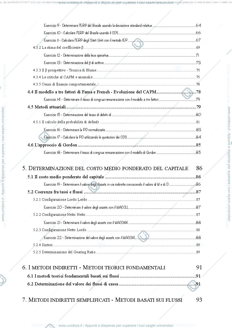 Anteprima pagina 5 — valutazione d'azienda