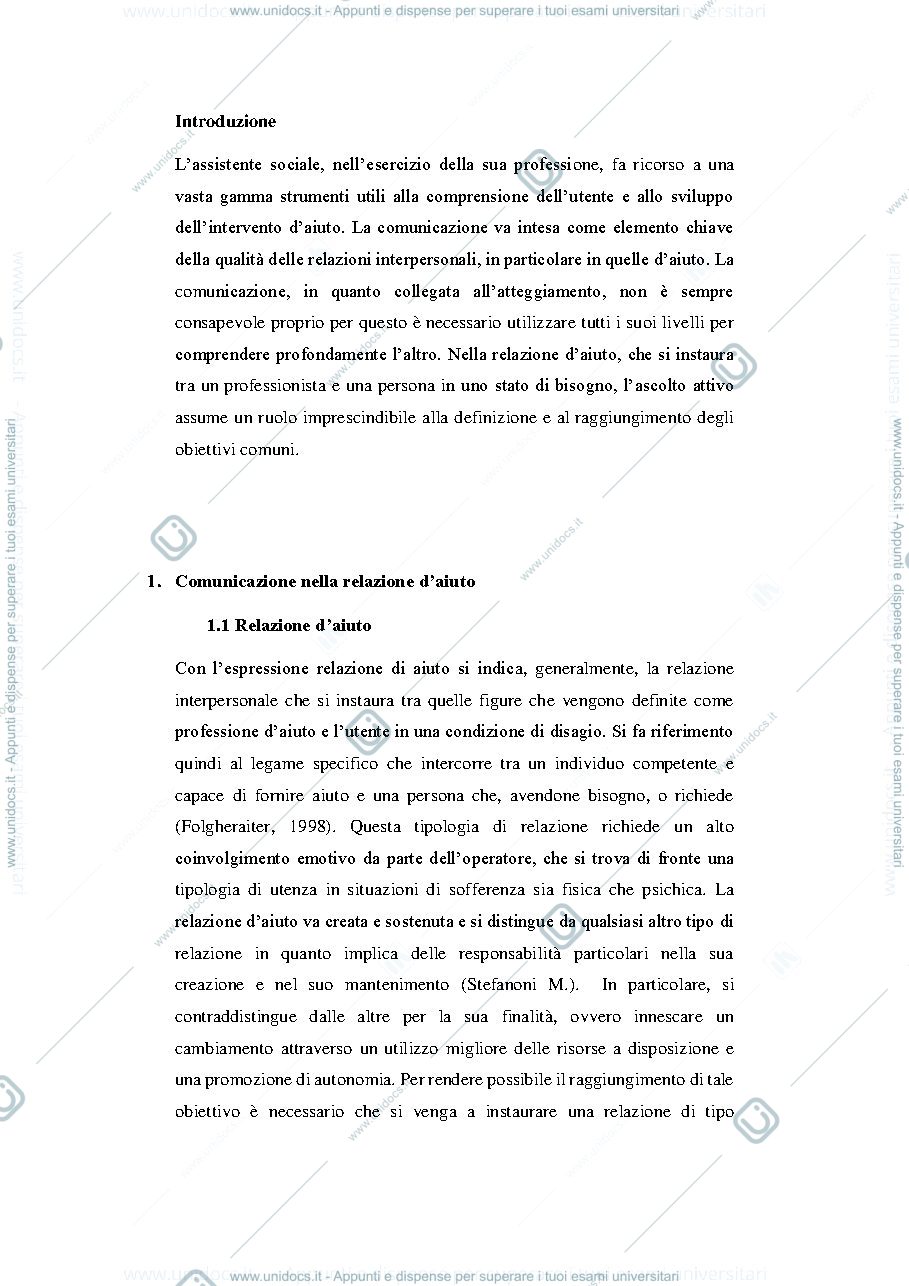 Anteprima pagina 2 — Ascolto attivo  nella relazione d'aiuto
